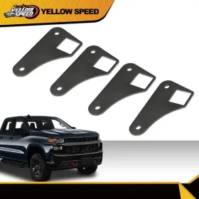 Yew77782 Yellowspeed New Parallel 4 Link Tabs 2 Inch Square Tubing Air Ride Brackets Ladder Bar Mounting