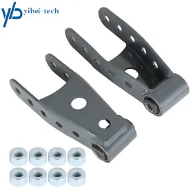 Yi136164t Yibei-tech For Chevy Silverado Gmc Sierra 07-18 2pcs Rear 2 Inch -3 Lowering Drop Shackles Kit