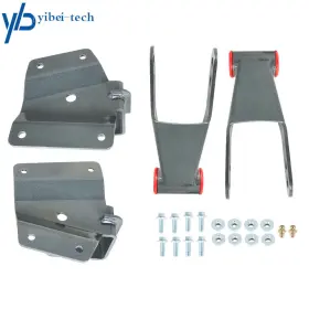 Yi201705t Yibei-tech 4 Inch Drop Kit Rear Shackles And Hangers Fit For 1999-2006 Chevy Silverado Gmc Sierra
