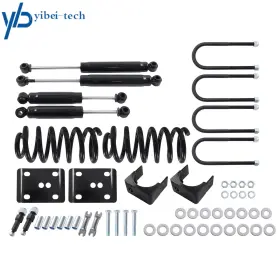 Yi392273t Yibei-tech 3 Inch / 5 Drop Lowering Flip Kit For Chevy C10 Gmc C15 1973-1987 Springs And Shocks