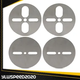 V-02ccf0001asl Ylwspeed20 2500/2600 Bag Universal Air Ride Mount Plates Upper Lower Dual Or Single Port
