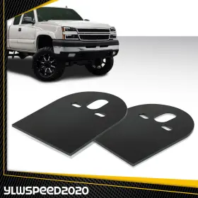 V-02ccf0002asl Ylwspeed20 2500lb 2600lb Pair Steel Upper D Plate Mounting Brackets Air-bag Suspension #2