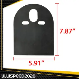 V-02ccf0002asl Ylwspeed20 2500lb 2600lb Pair Steel Upper D Plate Mounting Brackets Air-bag Suspension #3