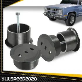 V-02ccf4584asl Ylwspeed20 Universal Front Air Ride Bag Brackets Kit Cups 4.5 Inch Od Fit For Chevy Car Truck #3