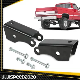 V-02lka4583abk Ylwspeed20 Fit For 1973-87 Chevy Gmc C10 C15 2wd Lowered Drop Truck 2x Rear Shock Extender #2