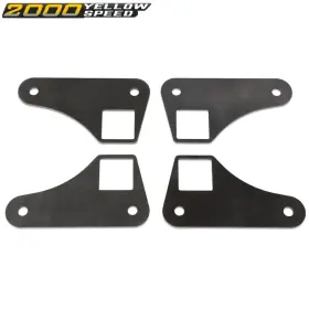 Y-02mpa0004a Ylwspeed2000 New Parallel 4 Link Tabs 2 Inch Square Tubing Air Ride Brackets Ladder Bar Mounting #3