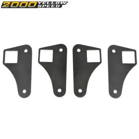 Y-02mpa0004a Ylwspeed2000 New Parallel 4 Link Tabs 2 Inch Square Tubing Air Ride Brackets Ladder Bar Mounting