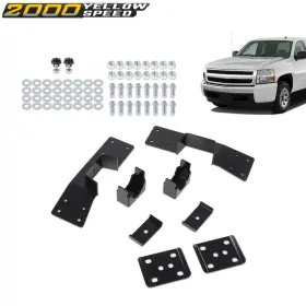 Ylw133375 Ylwspeed2000 6 Inch Rear Axle Lowering C Notch And Flip Fit For 99-06 Chevy Silverado Sierra Pickup