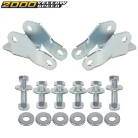 Ylw521066 Ylwspeed2000 Fit For 2007-2018 Chevy Silverado /gmc Sierra 1500 Rear Lowering Shock Extenders