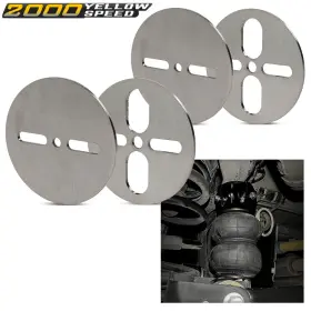 Ylw834794 Ylwspeed2000 Universal Air Ride Mount Plates Upper Lower Dual Or Single Port 2500 2600 #2