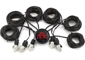 Zhsymx Smv-02n-bk-kit9a-05-lzq 8 Valves Solenoid Valve Air Ride Suspension Manifold Remote Controller 12v #3