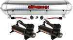 Airmaxxx Dual 480 Black Compressors With 5 Gal Raw Aluminum Tank Kit. Fixed Price $439.70.