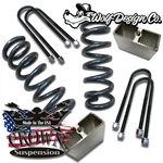 Crown Suspension 1982-2004 S10 V6 3" Coils Springs 4" Lowering Blocks Drop Kit. Fixed Price $305.00.