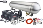 Viair 485C Dual Pack Black Ride Suspension Compressors With Tank Wiring Kit. Fixed Price $1166.90.