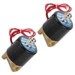 2PCS 1/4"NPT Air Ride Suspension Valve Brass Electric Solenoid For Train Horn. Fixed Price $29.49.