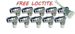 Push To Connect Swivel Elbow Fitting For 1/4" Npt - 3/8" Air Line 10 Pac Loctite. Fixed Price $75.90.