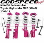 Godspeed Monoss Coilovers Suspension Damper Kit For 08-13 Toyota Highlander Fwd. Fixed Price $715.50.