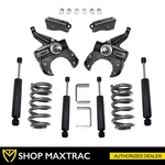 Maxtrac 5"/5" Drop Lowering Kit W/ Shocks K331155H For 1973-1987 Chevy C10 2WD. Fixed Price $836.83.