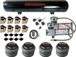 Airmaxxx Pewter 400 Compressors, 2500 Bags, 1/2" Valves, 7-SWITCH & Steel Tank. Fixed Price $799.94.