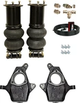 Front Bolt Air Ride Bag Kit Fits 2007-16 Silverado Brackets Drop Spindles. Fixed Price $559.55.