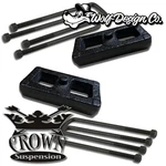 Crown Suspension 2004-2015 Titan Steel Rear 1" Lift Blocks Square Ubolts. Fixed Price $120.00.