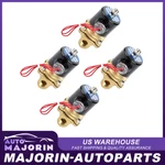 3/8"NPT 4PC Fit For Train Horn Air Ride Suspension Valve Brass Electric Solenoid. Fixed Price $81.03.