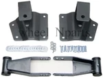 4" Drop Kit Rear Shackles & Hangers Fits 1999-06 Chevy Silverado 1500 Gmc Sierra. Fixed Price $189.99.