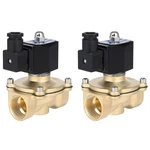 1" Npt Port Brass Electric Solenoid 110V-120V Air N/c 2X Suspension Valve. Fixed Price $35.00.