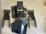 4" Rear Shackles Hangers Drop Lowering Kit-silverado/sierra 1500 2WD 99-06. Fixed Price $64.95.