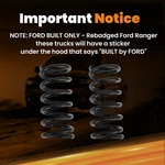 3" Drop Coils Lowering Springs Kit Fit Ford Ranger 1998-2012. Fixed Price $99.99.