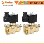 2PCS Air Ride Suspension Valve 1" Npt Port Brass Electric Solenoid 12V N/c. Fixed Price $34.40.