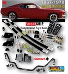 Ridetech Streetgrip Suspension Sys, 1967-1970 Mustang, Shocks, W/bushing Kit, A6. Fixed Price $3985.00.