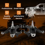 2.5" Drop Spindles Lowering Kit W/ 1.25" Rotor For Chevrolet C10 2WD 73-87. Fixed Price $136.85.