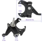For Chevy C10 W/1.25" Rotor 2.5" 73-87 Front Suspension Lower Drop Spindles New. Fixed Price $119.11.