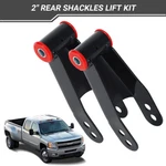 2" Rear Drop Shackles Kit Fit 1988-2019 Chevy Silverado Gmc Sierra C1500. Fixed Price $17.90.