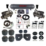 X-series Air Ride Kit Blk Tank 2600 Bags Lift ALP4 Fits 1963-72 Chevy C10. Fixed Price $3164.95.