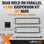 Rear Weld-on Parallel 4 Link Suspension Kit For Hot Rod Rat Trucks Steel. Fixed Price $186.23.