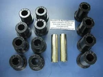 Rear Leaf Spring Eye Bushing Insert Set Kit Shackle 56-57 Chevrolet 32119. Fixed Price $56.00.