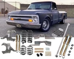 C-10 1963-1970 4.5/6" Mcgaughys Deluxe Drop Kit Notch Shocks & Adj. Track Bar. Fixed Price $1263.90.
