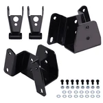 Rear 4" Drop Kit Leveling Lowering Shackles Hangers Ford F150 F100 73-96. Fixed Price $76.22.