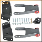 For Chevy Silverado & Gmc Sierra 1500 1988-98 4" Rear Drop Shackles+ Hangers Kit. Fixed Price $69.49.
