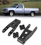 2-3" Suspension Rear Drop Lowering Shackle Kit For Chevy C1500 & C2500 1988-1998. Fixed Price $46.90.