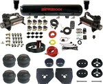 Complete Fastbag 3/8" Black Air Ride Suspension Kit Fits 1963-72 Chevy C10 2WD. Fixed Price $1709.95.