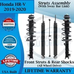 Monroe Oem Front Strut W/sway Bar Link & Rear Shock For 2019-2020 Honda Hr-v 4X4. Fixed Price $345.36.