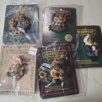 5 Boyds Bears & Friends Bearwear Moose Dog Chrismas Bloomin Pins Brooches. Fixed Price $15.00.