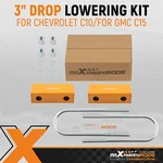 3" Drop Lowering Kit Blocks For Chevrolet C10 Gmc C15 Pickup 1963-1972. Fixed Price $73.99.