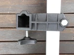 Fishing Sliding Bracket Fits 25MM Square Bar Plus Any Legs Etc Up To 21MM. Fixed Price $10.73.