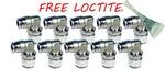 Push To Connect Swivel Elbow Fitting For 1/2" Npt - 3/8" Air Line 10 Pac Loctite. Fixed Price $106.90.