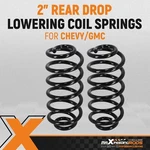 2" Rear Lowering Coils Springs For Tahoe Yukon Escalade Avalanche Suburban 07-14. Fixed Price $111.83.