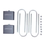Universal Leaf Spring Lowering Block Kit 4IN Drop W/ U-bolts & Hardware Aluminum. Fixed Price $67.43.